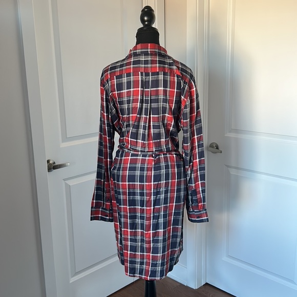 Banana Republic Plaid Shirt Dress - Picture 5 of 9